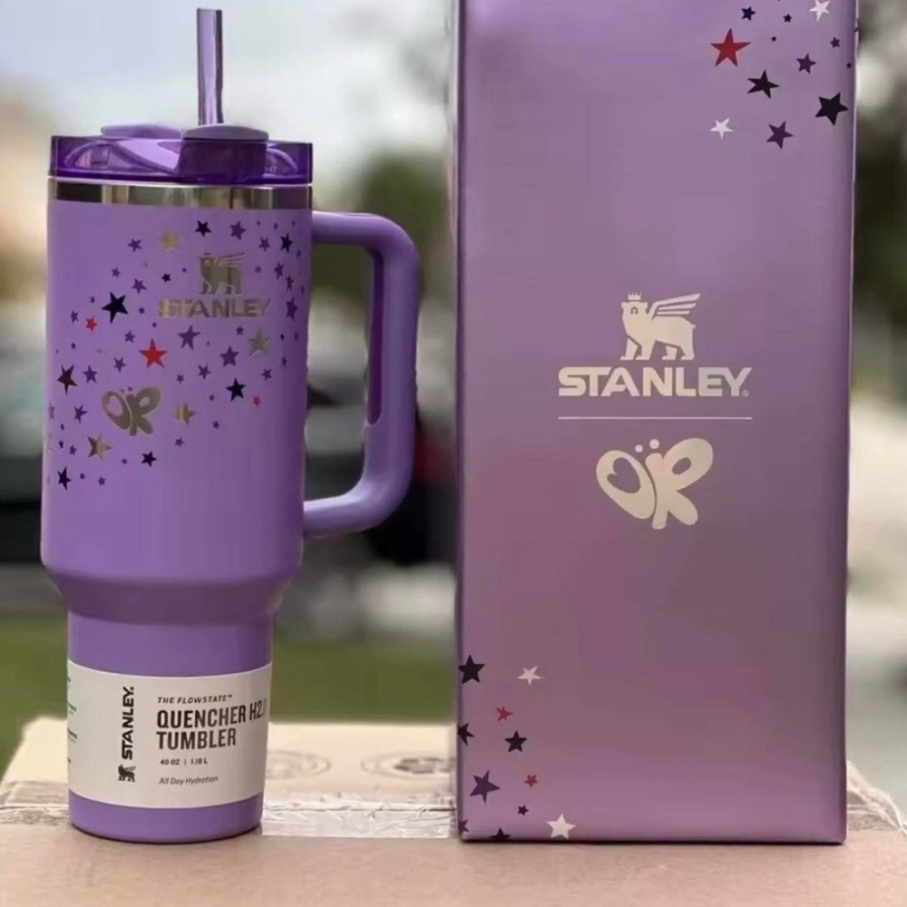 Olivia Rodrigo Lavender Quencher Tumbler with Handle